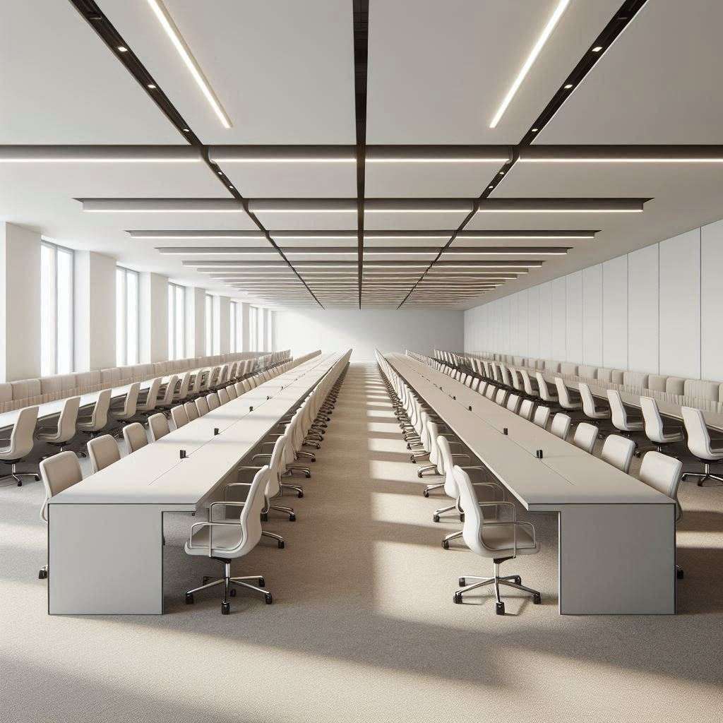 技术支持组在写字楼办公推进客户接待动线时遇到部门座位批量调换该怎么协调